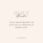 kraft gebende Sprüche she succeeds intuition hoffnung mut