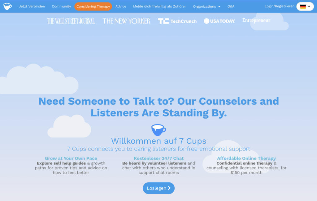 Selbstbewusstsein stärken mit der App 7Cups - She Succeeds